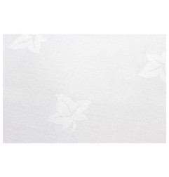 Serviettes blanches en coton motif feuille de lierre Mitre Luxury Luxor 550 x 550mm