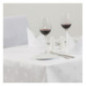 Serviettes blanches en coton motif feuille de lierre Mitre Luxury Luxor 550 x 550mm 