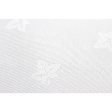 Nappe ronde blanche feuilles de lierre Mitre Luxury Luxor 1725mm