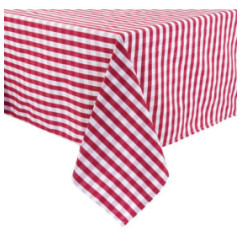 Nappe carrée à carreaux rouges en polyester Mitre Comfort Gingham 890 x 890mm