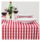 Nappe carrée à carreaux rouges en polyester Mitre Comfort Gingham 1320 x 1320mm