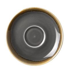 Soucoupe espresso Olympia Kiln grise 140mm
