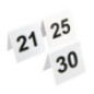 Lot de numéros de table en plastique Olympia 21-30