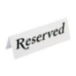 Chevalets de table en plastique Olympia "Reserved" (lot de 10)