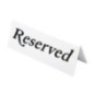 Chevalets de table en plastique Olympia "Reserved" (lot de 10)