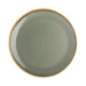 Assiette plate ronde couleur mousse Kiln Olympia 230mm lot de 6