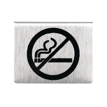 Chevalet de table en inox Olympia non fumeur