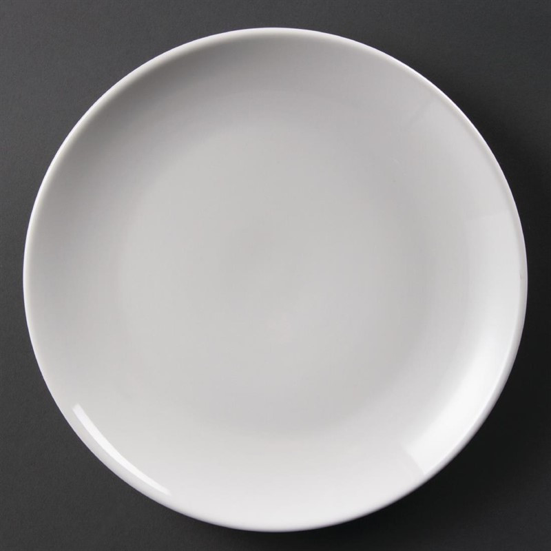 Assiettes plates rondes Olympia 250mm (Lot de 12)