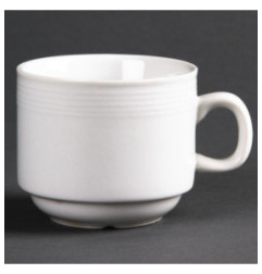 Tasse à thé empilable Linear 20cl Olympia (Lot de 12)