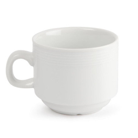 Tasse à thé empilable Linear 20cl Olympia (Lot de 12)