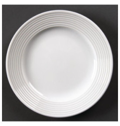 Assiettes à bord large Olympia Linear 150mm (Lot de 12)