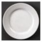 Assiettes à bord large Olympia Linear 200mm (Lot de 12)