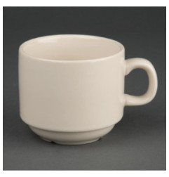 Tasse à thé empilable Ivory Olympia 206ml (Lot de 12)