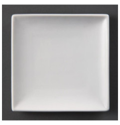 Assiettes carrées blanches Olympia Whiteware 140mm (lot de 12)