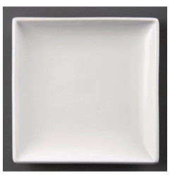 Assiettes carrées blanches Olympia Whiteware 295mm (lot de 6)