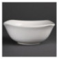 Bols carrés à bords ondulés blancs Olympia 220mm (Lot de 12)