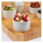 Ramequins contemporains blancs 90mm Olympia (Lot de 12)