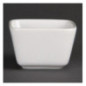 Minis plats carrés hauts blancs 75mm Olympia (Lot de 12)