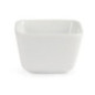Minis plats carrés hauts blancs 75mm Olympia (Lot de 12)