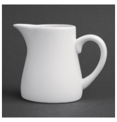 Pots à lait blancs Olympia 170ml (Lot de 6)