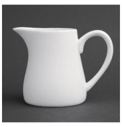 Pots à lait blancs Olympia 212ml (Lot de 6)