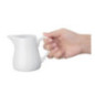 Pots à lait blancs Olympia 212ml (Lot de 6)