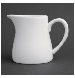Pots à lait blancs Olympia 305ml (Lot de 6)