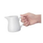 Pots à lait blancs Olympia 305ml (Lot de 6)