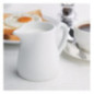 Pots à lait blancs Olympia 305ml (Lot de 6)