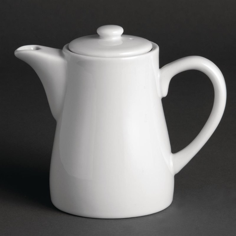 Cafetière Olympia Whiteware 310ml (Lot de 4)