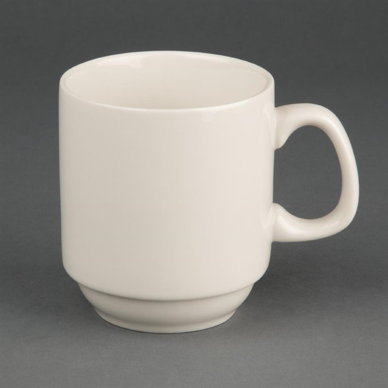 Tasse empilable Ivory 285ml Olympia (Lot de 12)