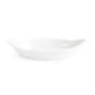 Plats ovales à oreilles blancs Olympia 290 x 166mm (Lot de 6)
