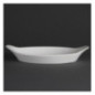 Plats ovales à oreilles blancs Olympia 290 x 166mm (Lot de 6)