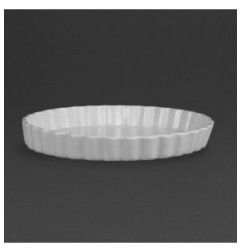 Plats à tarte blancs Olympia 297mm (Lot de 6)