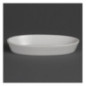 Plats à sole ovales blancs Olympia 195 x 110mm (Lot de 6)