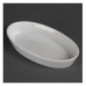 Plats à sole ovales blancs Olympia 195 x 110mm (Lot de 6)