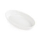 Plats à sole ovales blancs Olympia 195 x 110mm (Lot de 6)