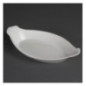 Plats ovales à oreilles blancs Olympia 320 x 177mm (Lot de 6)