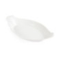 Plats ovales à oreilles blancs Olympia 320 x 177mm (Lot de 6)