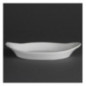 Plats ovales à oreilles blancs Olympia 230 x 130mm (Lot de 6)