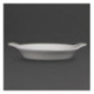 Plats ronds à oreilles blancs Olympia 170 x 140mm (Lot de 6)