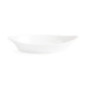 Plats ovales à oreilles blancs Olympia 253 x 140mm (Lot de 6)
