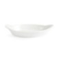 Plats ovales à oreilles blancs 204 x 115mm Olympia (Lot de 6)