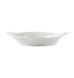 Plats ronds à oreilles blancs 156 x 126mm Olympia (Lot de 6)