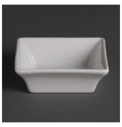 Mini-plats carrés 75mm Olympia (Lot de 12)
