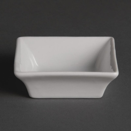 Mini-plats carrés 75mm Olympia (Lot de 12)