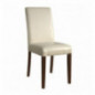 Chaises en simili cuir Bolero crème (Lot de 2)