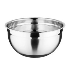 Bassine acier inoxydable fond silicone Vogue 8L
