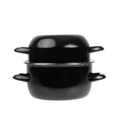 Marmites à moules émaillées Olympia 1kg