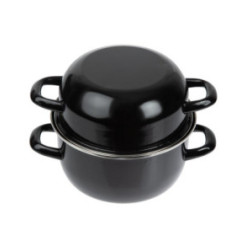 Marmites à moules émaillées Olympia 1kg